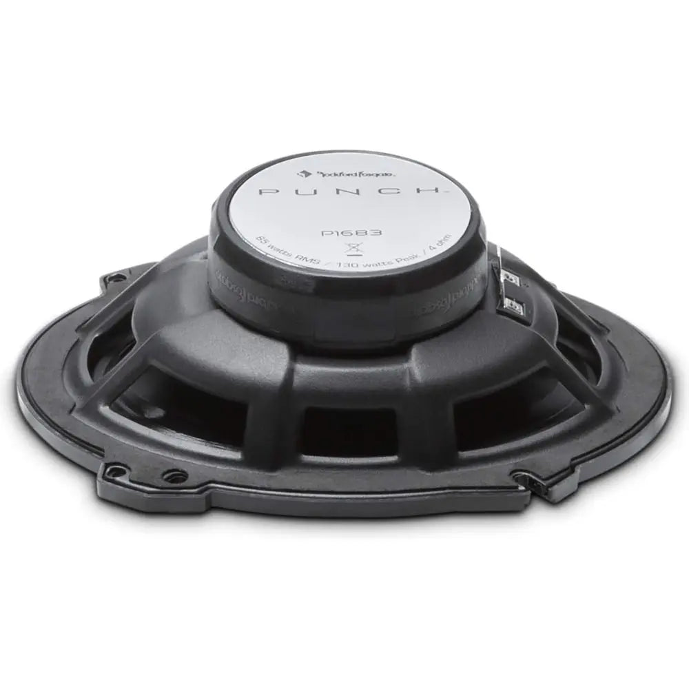 6x8 3-Way Coaxial Full Range Speakers - Black (Pair)