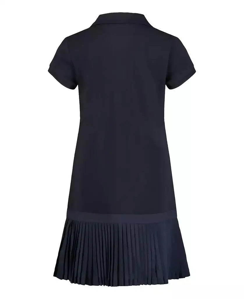 Nautica | Little Girls Uniform Short Sleeve Pique Dress