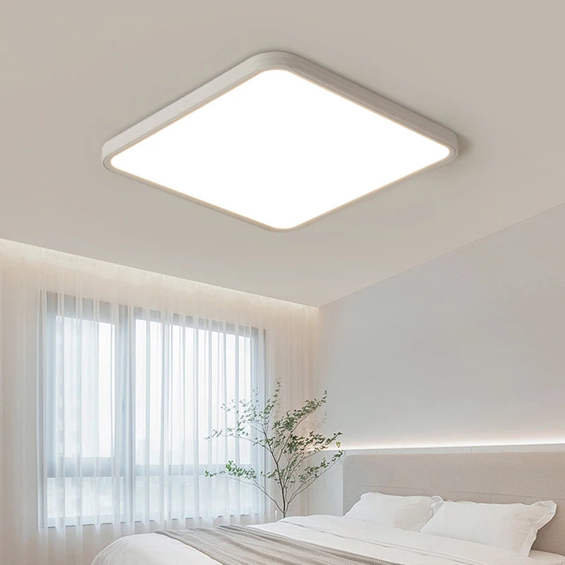 Living Room Bedroom Ceiling Light Extreme Design Square Round Ceiling Lamp Ultra Thin High Brightness White Lighting Fixtures