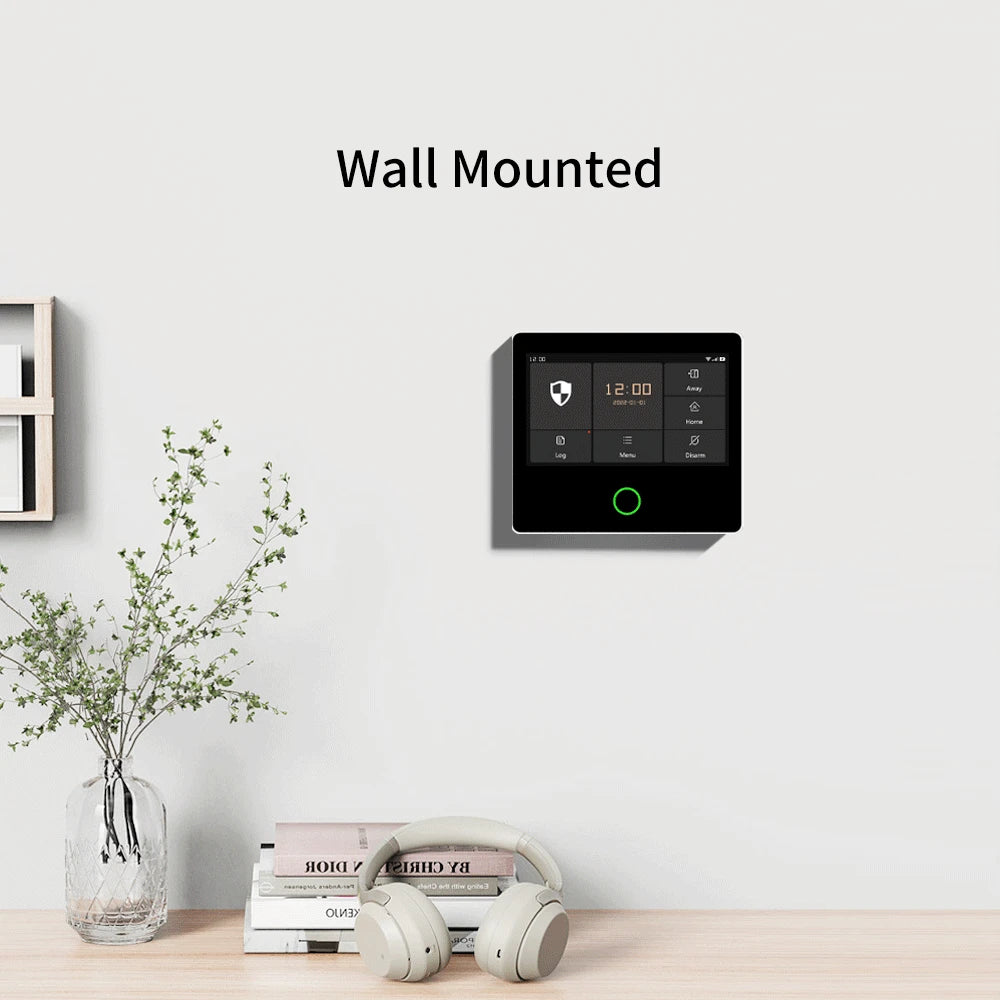 Staniot Home Security Alarm System 4G WiFi Wireless Tuya Smart Burglar Kit Built-in Siren Work with Alexa App Remote Control