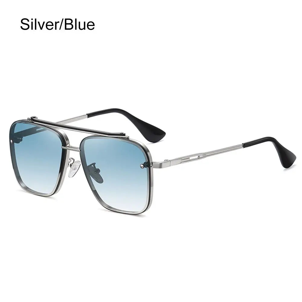 Metal Frame Sunglasses For Men Women Fashion Cool Goggles Sun Glasses Punk Driving Glasses UV400 Shades Eyewear Hot Sale