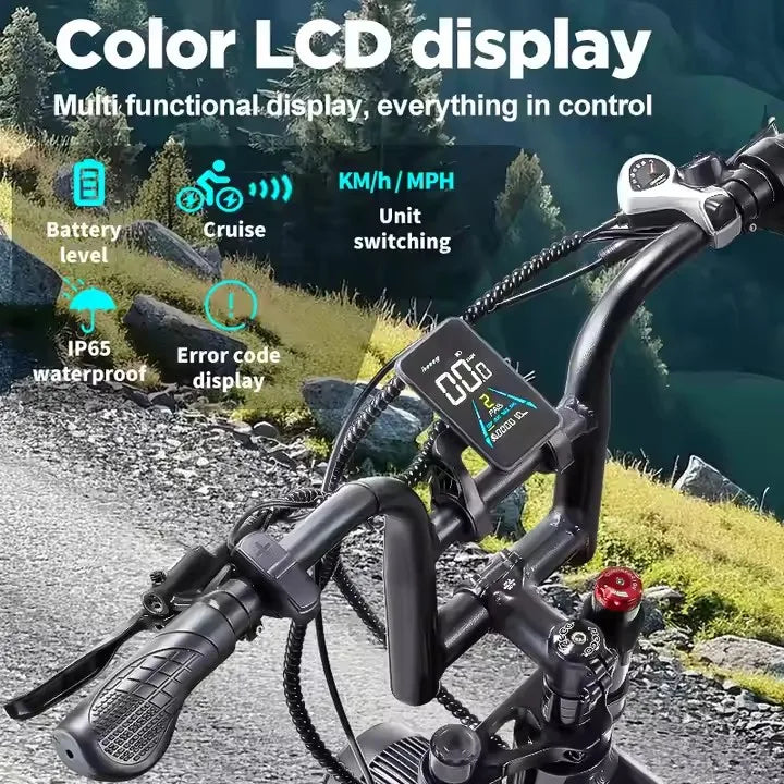 Electric EU UK Stock Bike 2025 Best Selling Electric Bike YX20M PLUS 48V 2000W 20Ah 4.0 Tyre Wheel Fat Tire