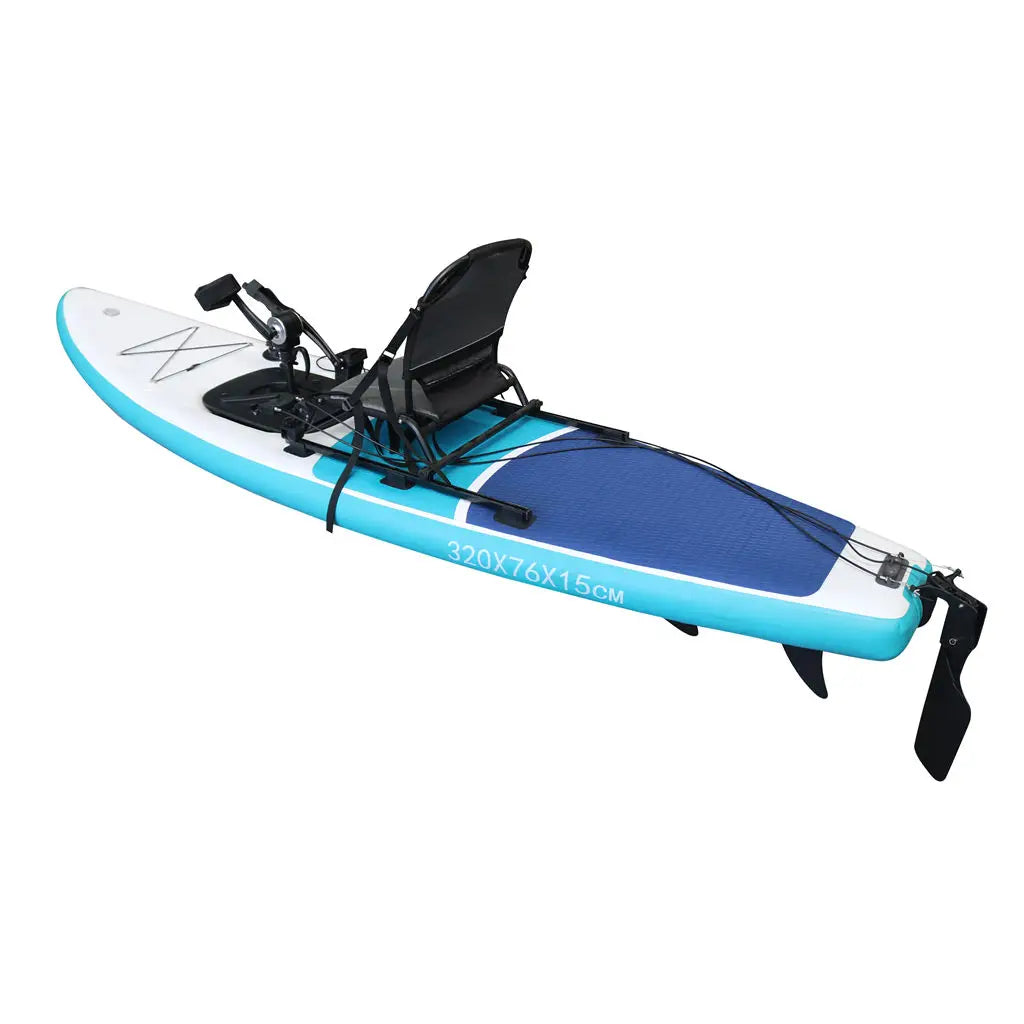 3.2m Single Person PVC Pedal Kayak/Canoe SUP Surfboard Rowing Boat For Adults Inflatable Fishing Kayak For Rivers