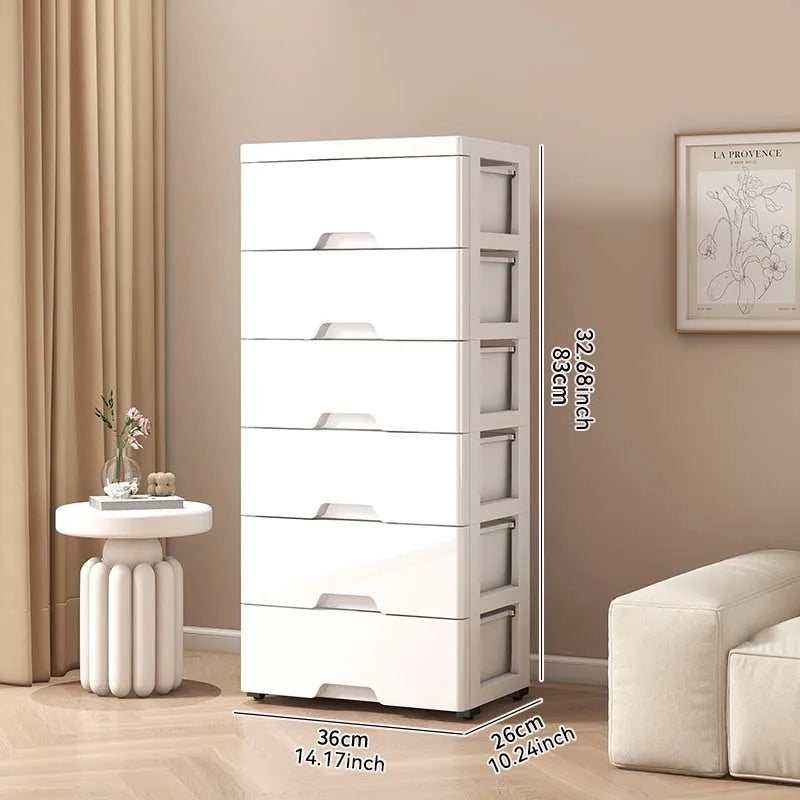 Storage cabinet with 3/4/5/6 drawers for Decoration home organizing Classification cosmetics and kitchen items Organize containe