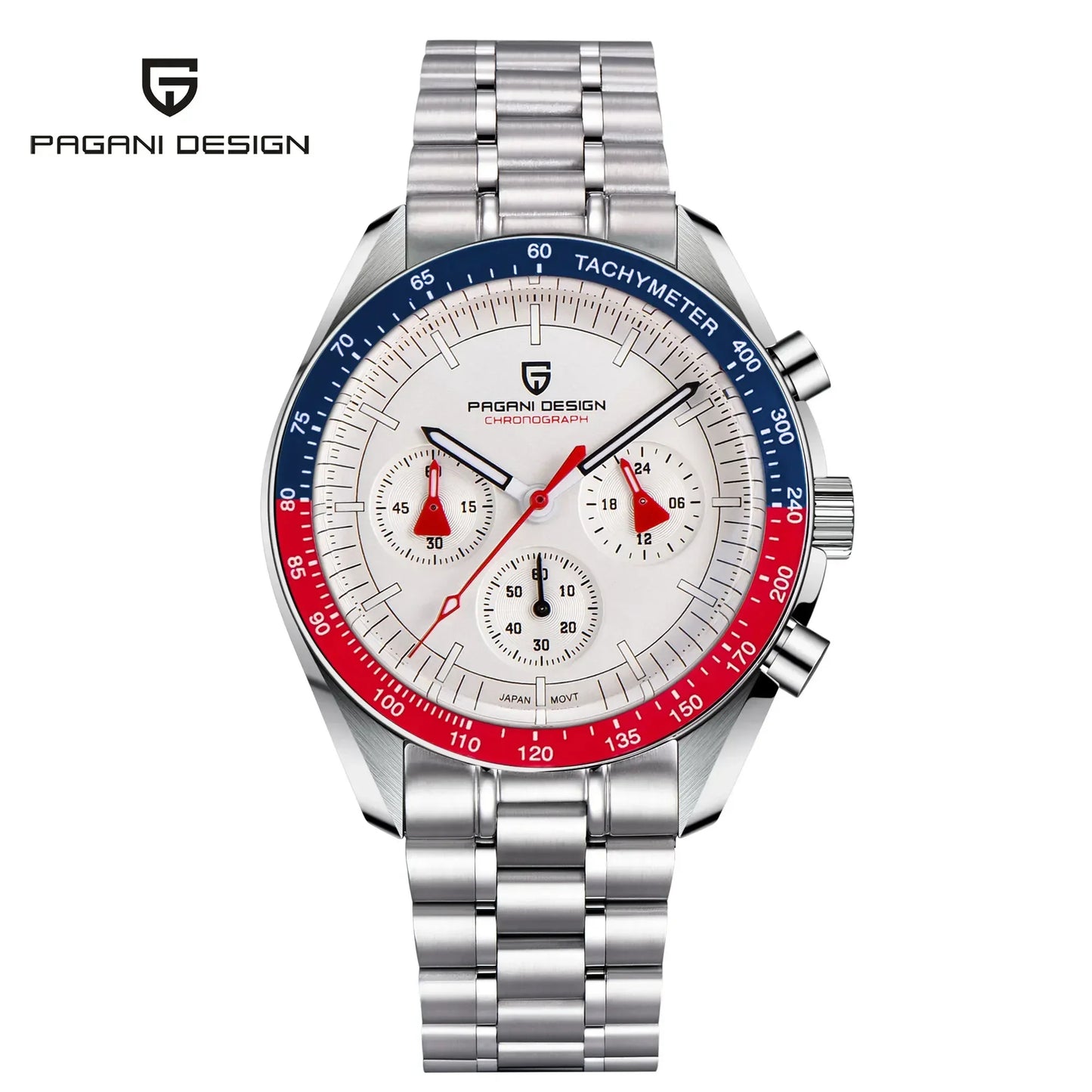 PAGANI DESIGN 2025 New Men's Watches Top Luxury Quartz Watch For Men Auto Date Speed Chronograph AR Sapphire Mirror Wrist watch