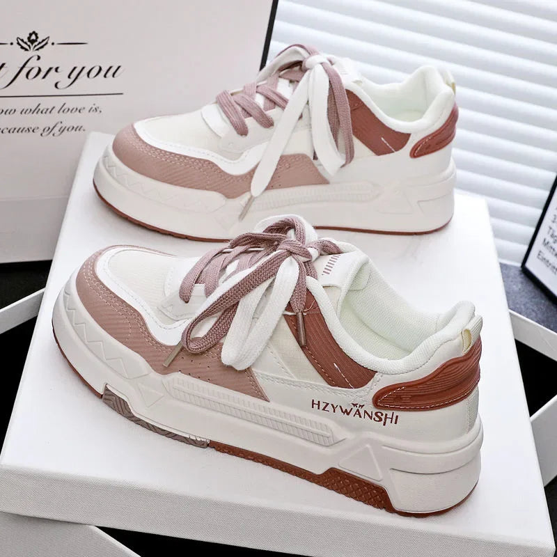 Women's Shoes 2024autumn and Winter New Original Thick Soled Small White Shoes American Trend Casual Fashion Shoes for Women