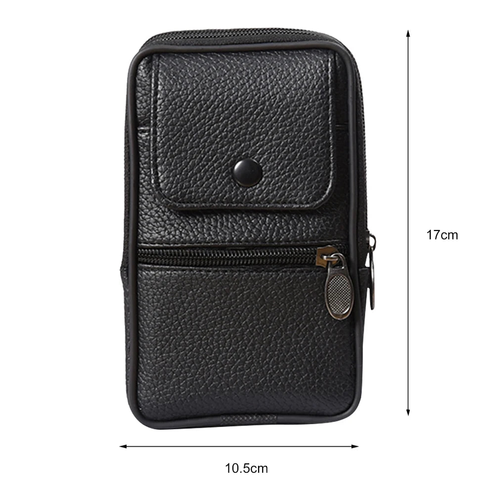 Men Belt Bum Pouch Multifunctional Waist Fanny Pack Casual Shoulder Bag Belt Bum Pouch Outdoor Purse Camping Hunting Bag