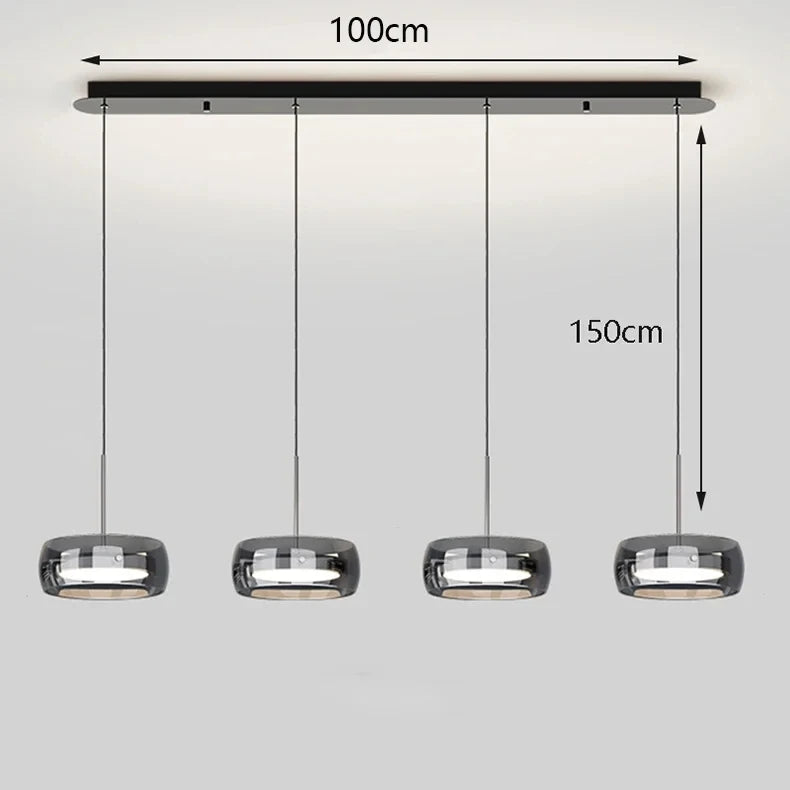 Modern home decor ring led lights pendant light lamps for living room Chandeliers for dining room hanging light indoor lighting
