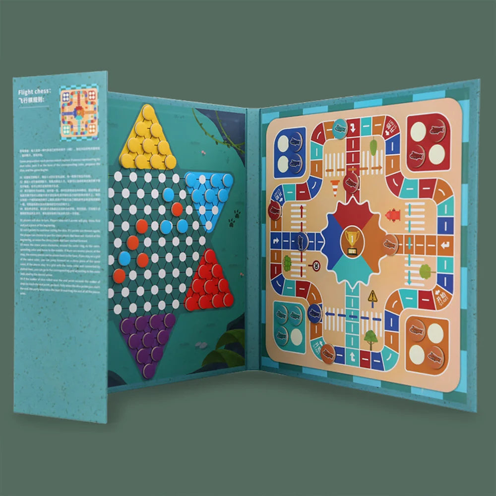 Kids Board Games Family Multifunctional Chess Toy For Indoor Outdoor Playing
