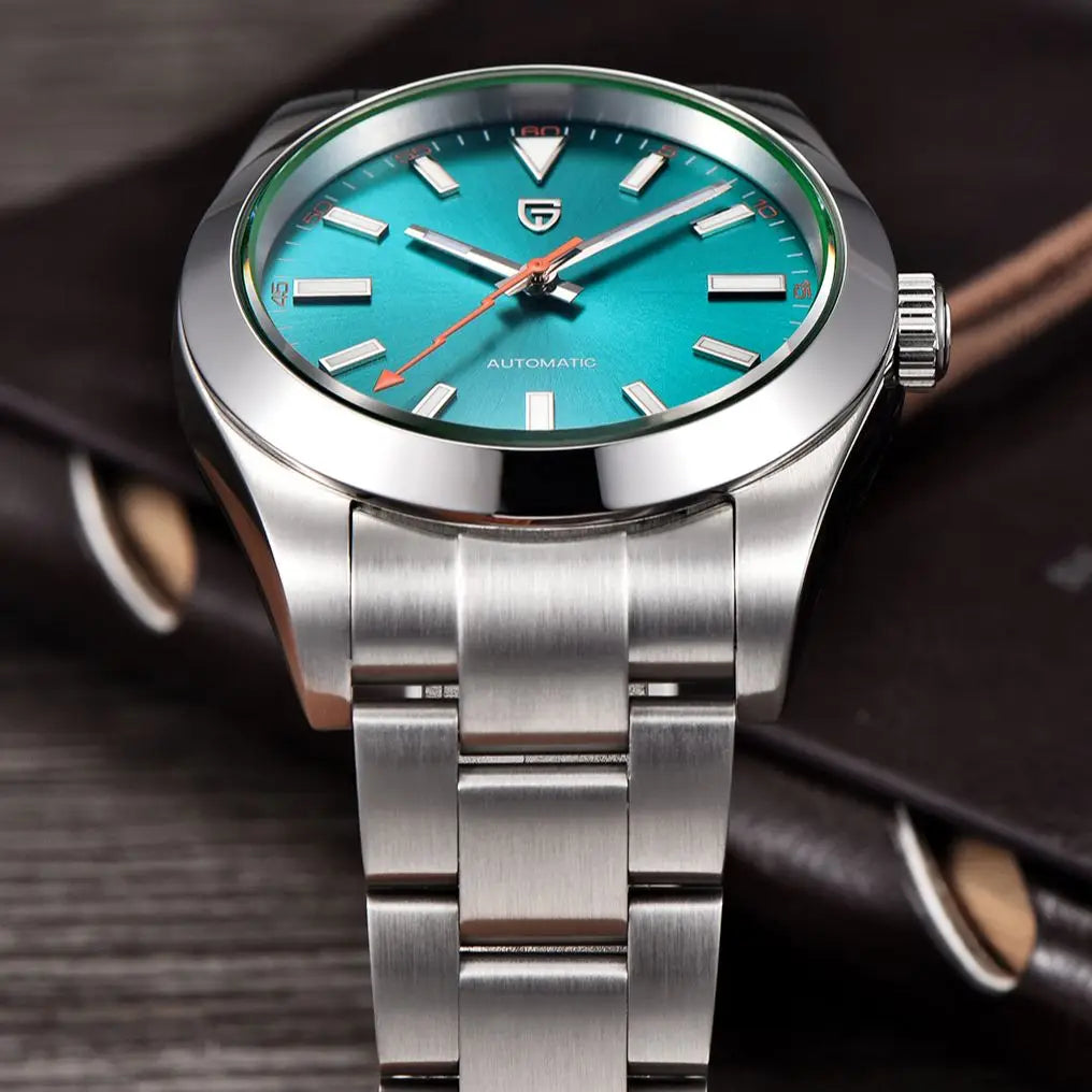 PAGANI DESIGN 2024 New Z-Blue Men's Mechanical Watches Luxury Sapphire Glass Automatic Watch For Men NH35A Stainless steel Clock