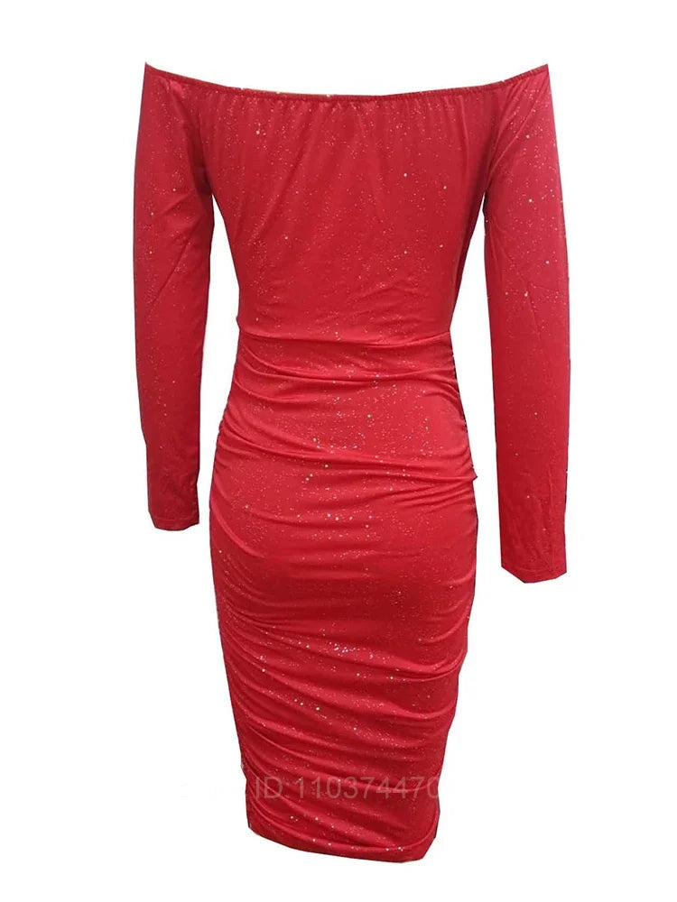 Sexy Bag Hip Waist Dress For Women 2024 Summer Elegant Evening Party Black Red Formal Occas Dress Female Clothing Mini Skirt