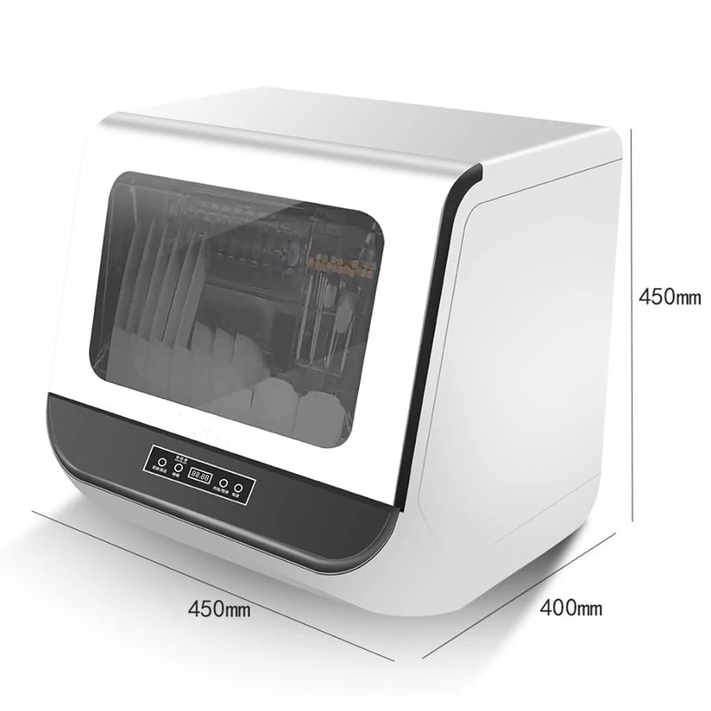 Household Dishwasher New Automatic Dishwasher With Drying Multi-Function Flume Embedded Desktop Dishwasher Dish Washer Machine