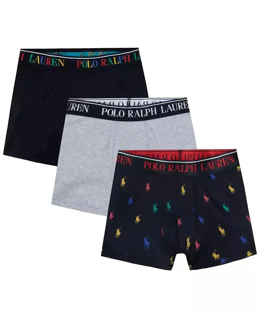 Polo Ralph Lauren | Big Boys Cotton Stretch Boxer Briefs 3-Pack