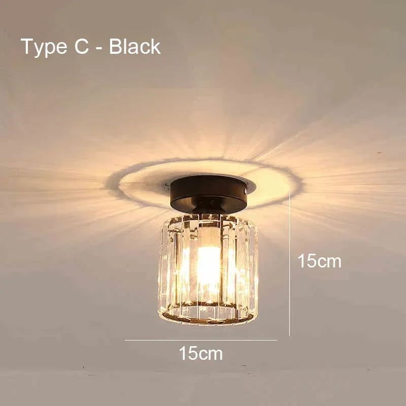Nordic LED Acrylic Ceiling lamp Aisle Corridor E27 Lamp For Living Room Bedroom Home Ceiling Light Interior Lighting AC 85-265V