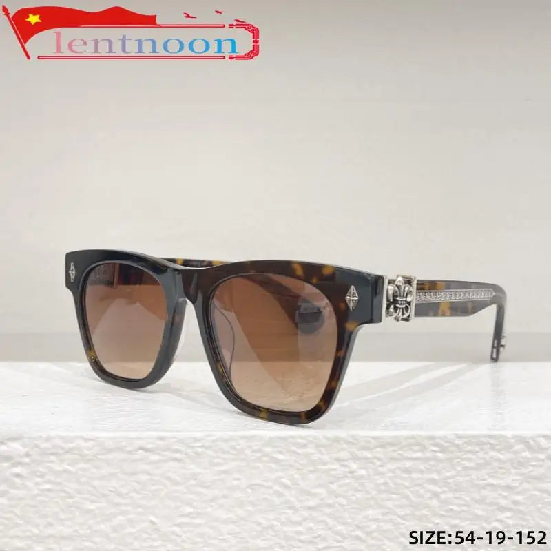 Women Sunglasses Luxury Brand Designer Classic Retro Personality Acetate Large Frame Outdoor Sun Glasses UV400