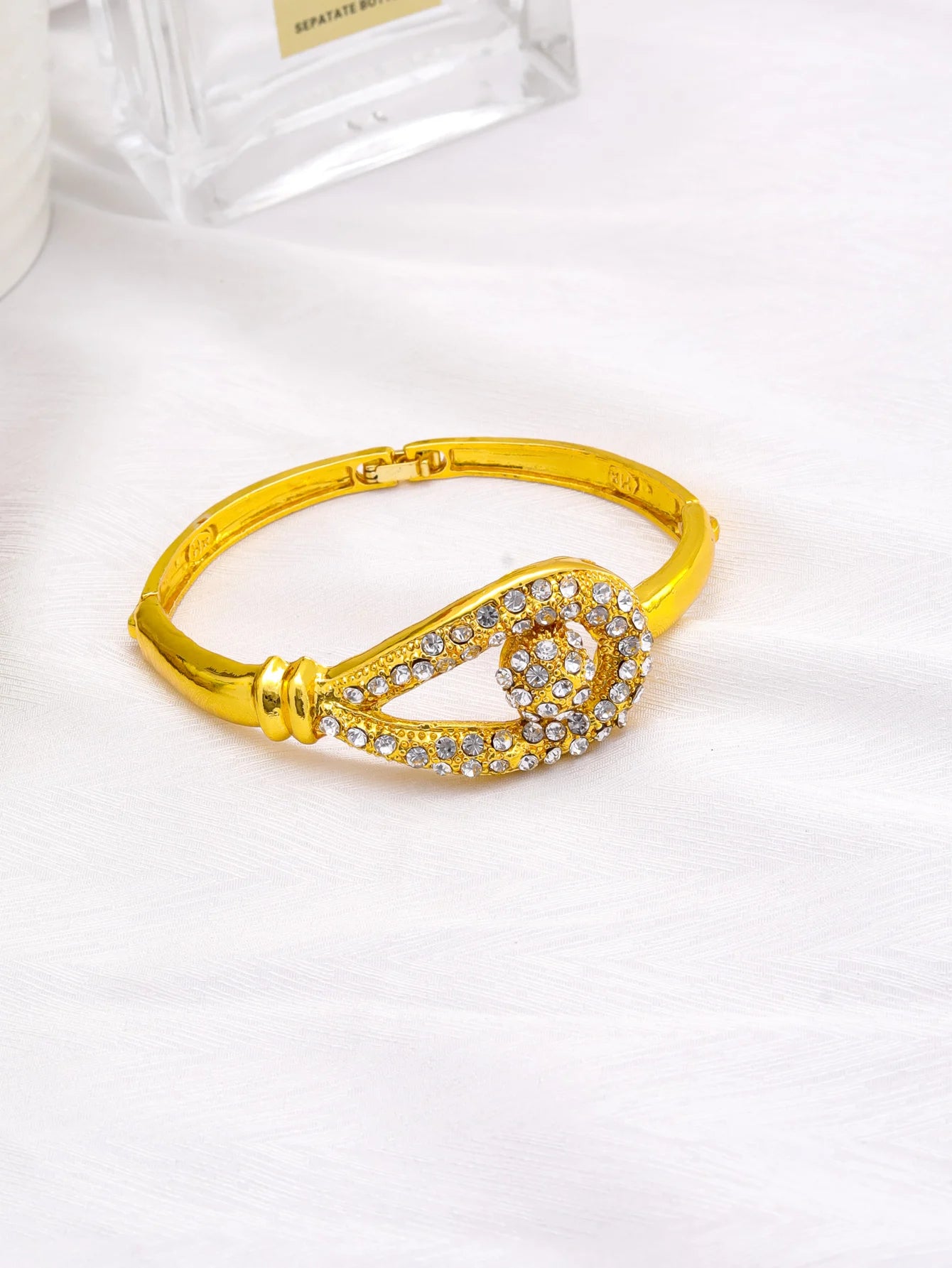 Dubai 24K Gold Plated Gold Women Jewelry Sets Classic Design Necklace Earrings Charm Bracelet Ring Banquet Party Jewelry
