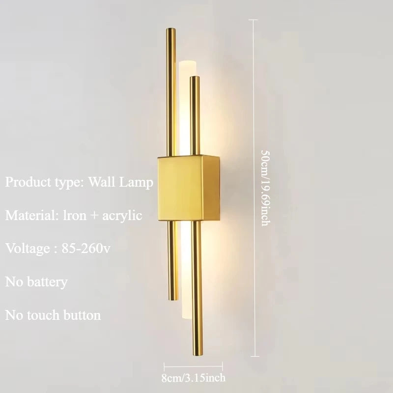 Nordic LED Wall sconce Lamp Indoor USB Plug in Light Bedroom Bedside Living Room Home Hotel Stairs Decoration Modern Wall Lamp