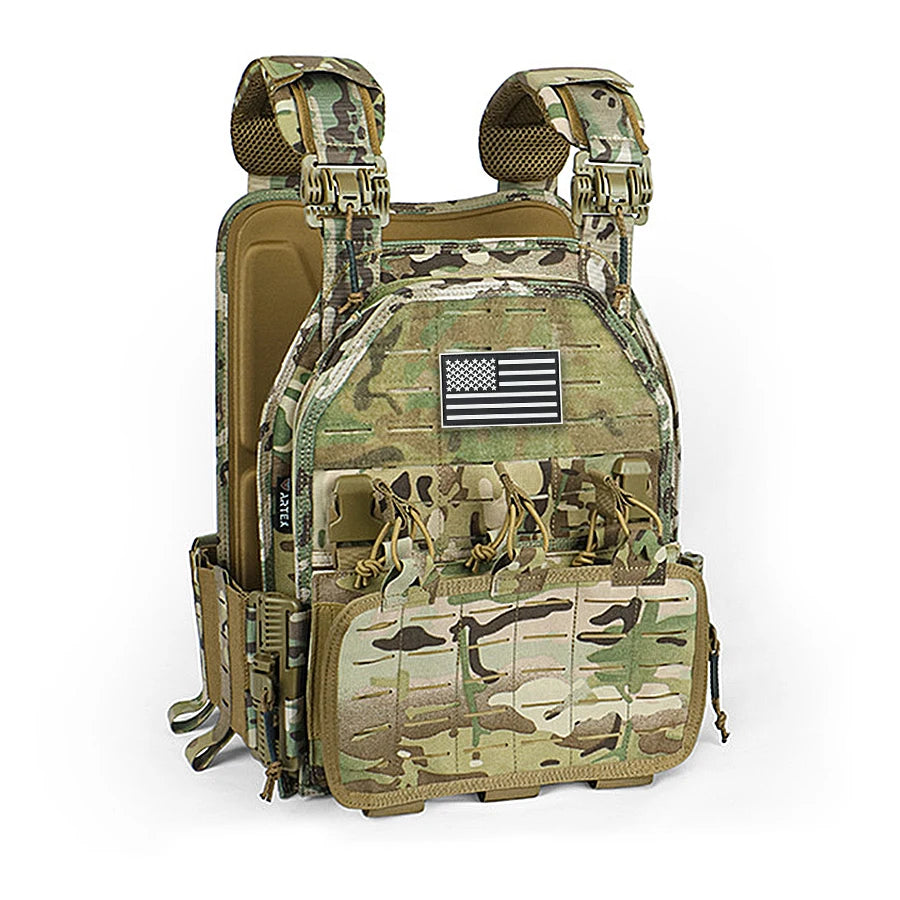 Hunting vest, outdoor auxiliary quick release vest, multifunctional, wear-resistant, breathable