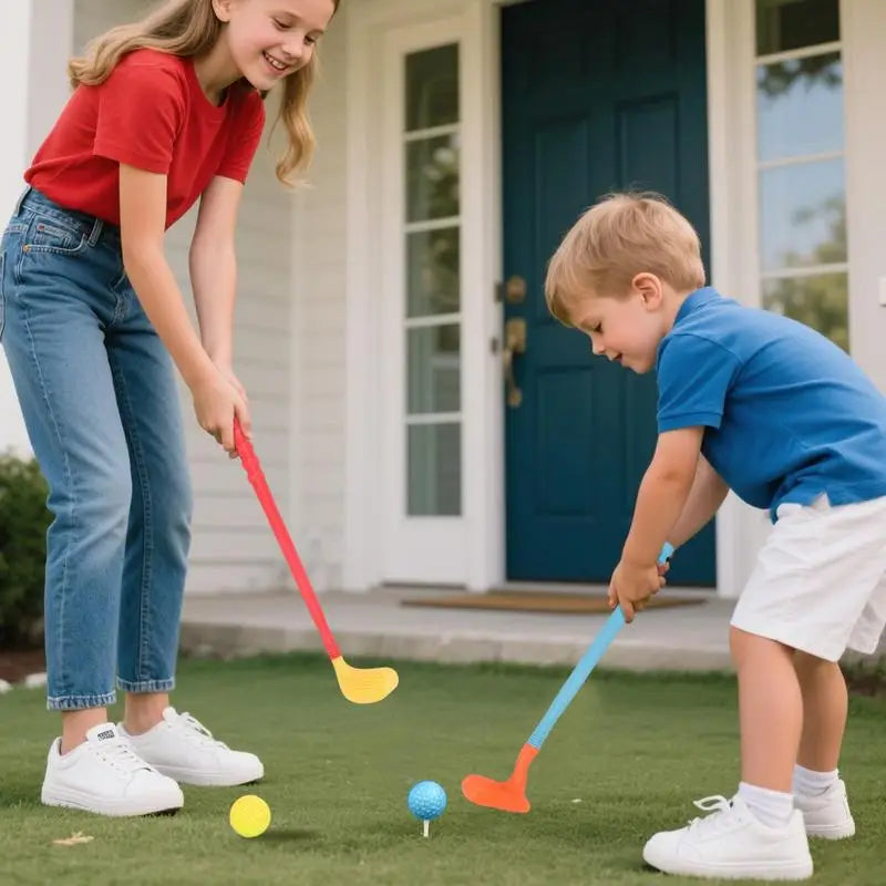 Kids Golf Club Sets Parent-child Interaction Games Preschool Educational Activities Children Garden Indoor Outdoor Sports Toys