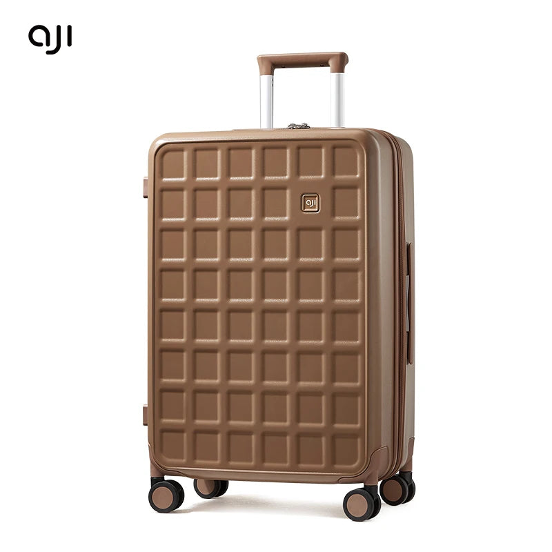 Aji 2025 Women Suitcases On Wheels 20 24 26 Inch Large Capacity Travel Suitcase Pc TSA Lock Handle Carry On Luggage For Men