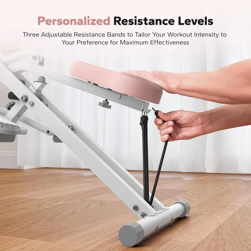 MERACH 2 in 1 Squat Rowing Machine, Easy Setup & Foldable Exercise Equipment, Glute Trainer, Glutes & Leg Home Workout