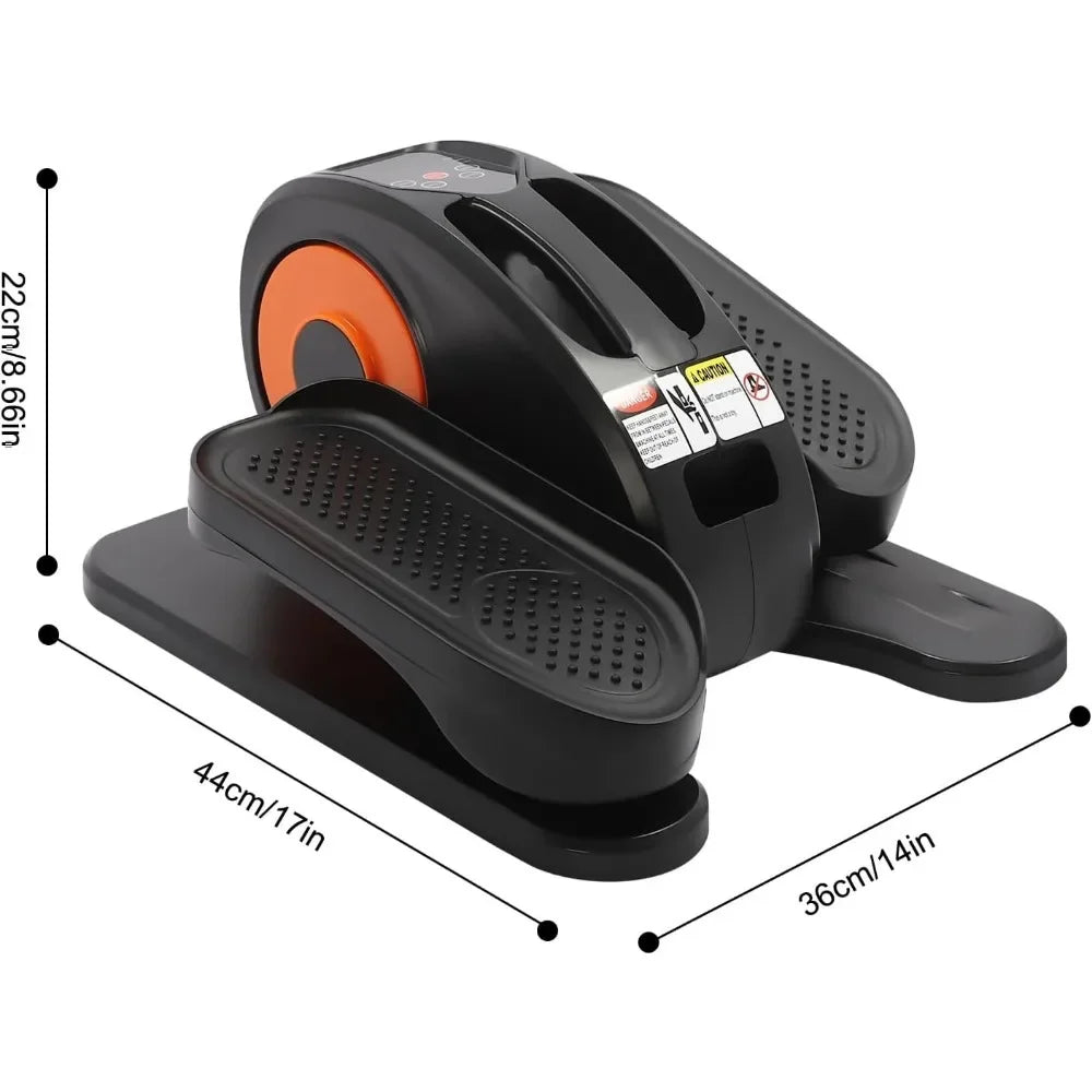 Under Desk Machine for Seniors Rehab Electric Sitting Leg Foot Pedal Equipment Portable Trainer Home Office with Remote Control