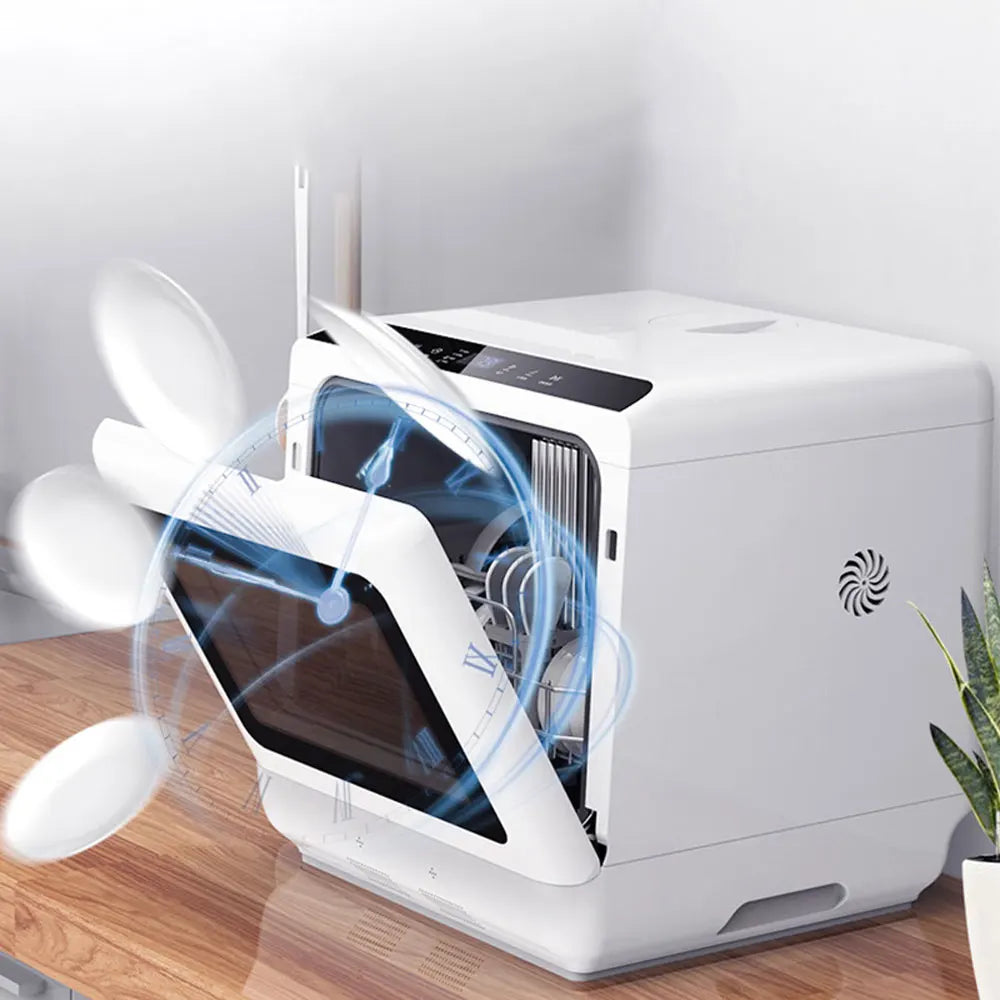 Household Mini Dish Washer Desktop Kitchen Dishwasher Cleaner Tableware Dish Wash Machine Lavar Louca