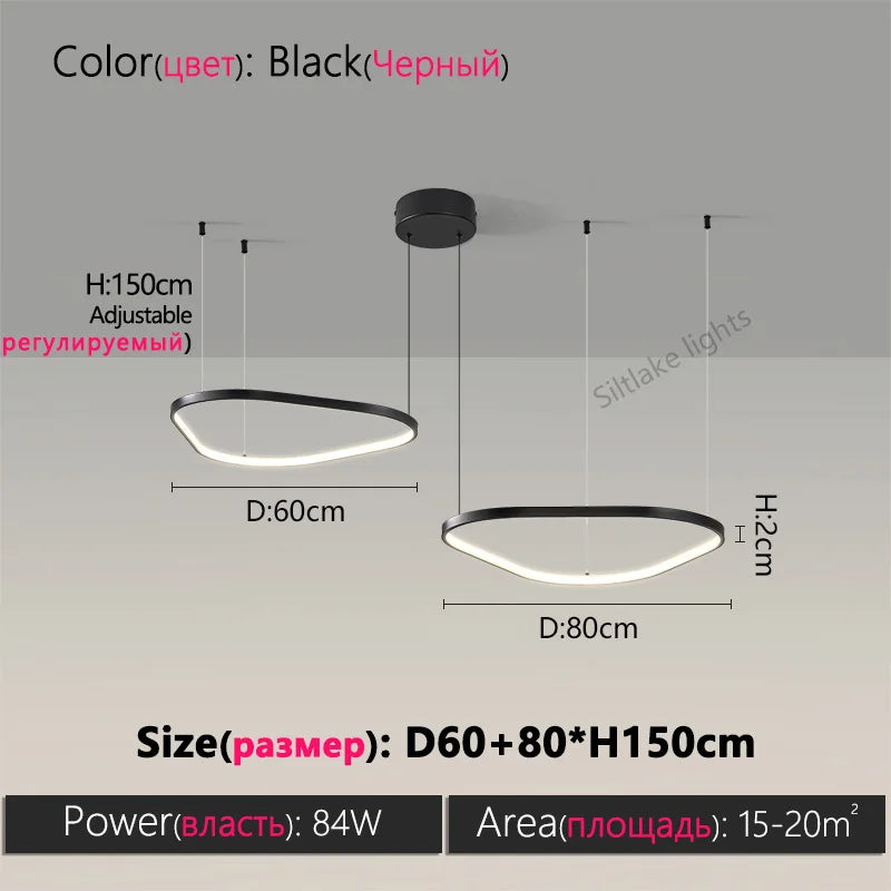 Modern Designer Chandelier Hanging Lamp Pendant Lamps for Ceiling Modern Home Decor Ornaments Interior Lighting Pendant Lamp