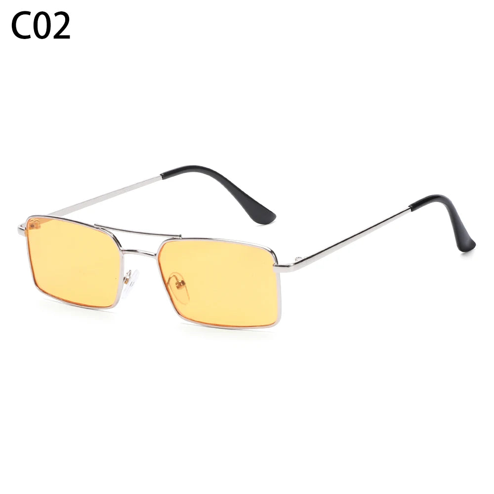 Metal Frame Sunglasses For Men Women Fashion Cool Goggles Sun Glasses Punk Driving Glasses UV400 Shades Eyewear Hot Sale