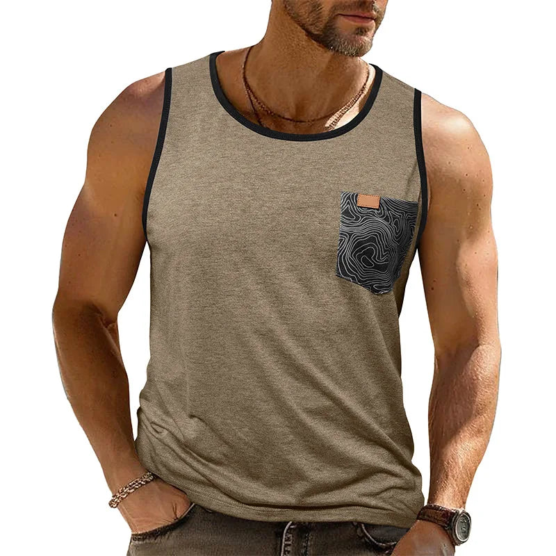Men s Sleeveless Crew Neck Tank Top for Workouts and Casual Wear - Stay Cool and Stylish All Year Round with this Versatile