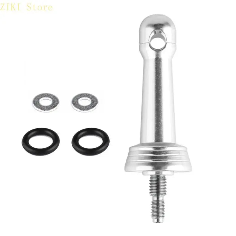 Fishing Wheel Balance Rod Universal Aluminum Fishing Reel Balancers Insertion in/Screw in Stand with Gasket Rubber Rings