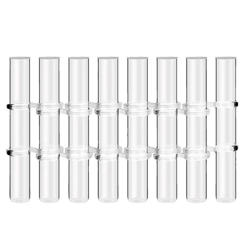 Hinged Flower Glass Vase Test Tube Creative Plant Holder Hydroponic Container Living Room Office Dining Table Floral Home Decor