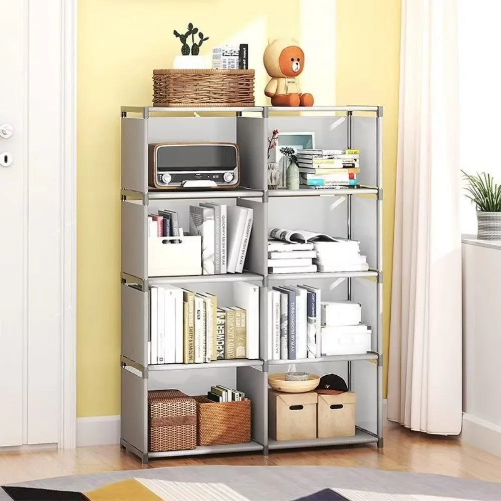 Simple Bookshelf Multi-Layer Bookcase Square Storage Shelf Easy Assembly Bookcase Living Room And Study Bedroom Storage Shelf 