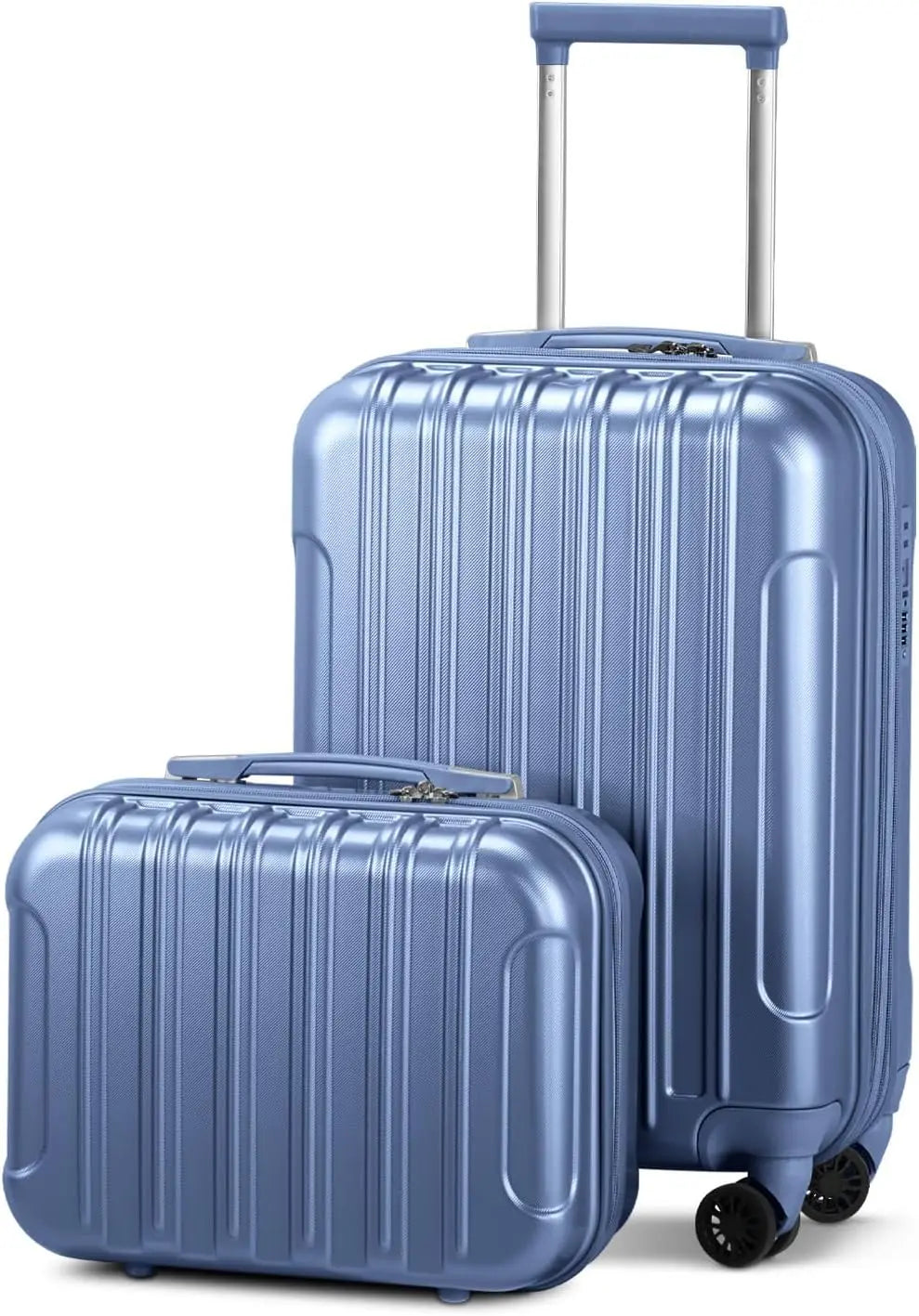 Carry on Luggage Airline Approved, 2 Piece Hardshell Luggage Set with TSA Lock & Spinner Wheels, 20" Hardside Suitcase with 14"