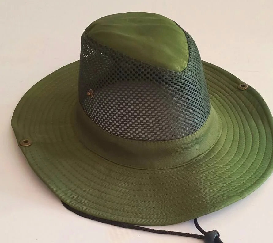 New Fishing Caps Men's Outdoor Hat Knight Cap Wide Straw Hat Summer Autumn Tourism Hiking Beach Sun Cap