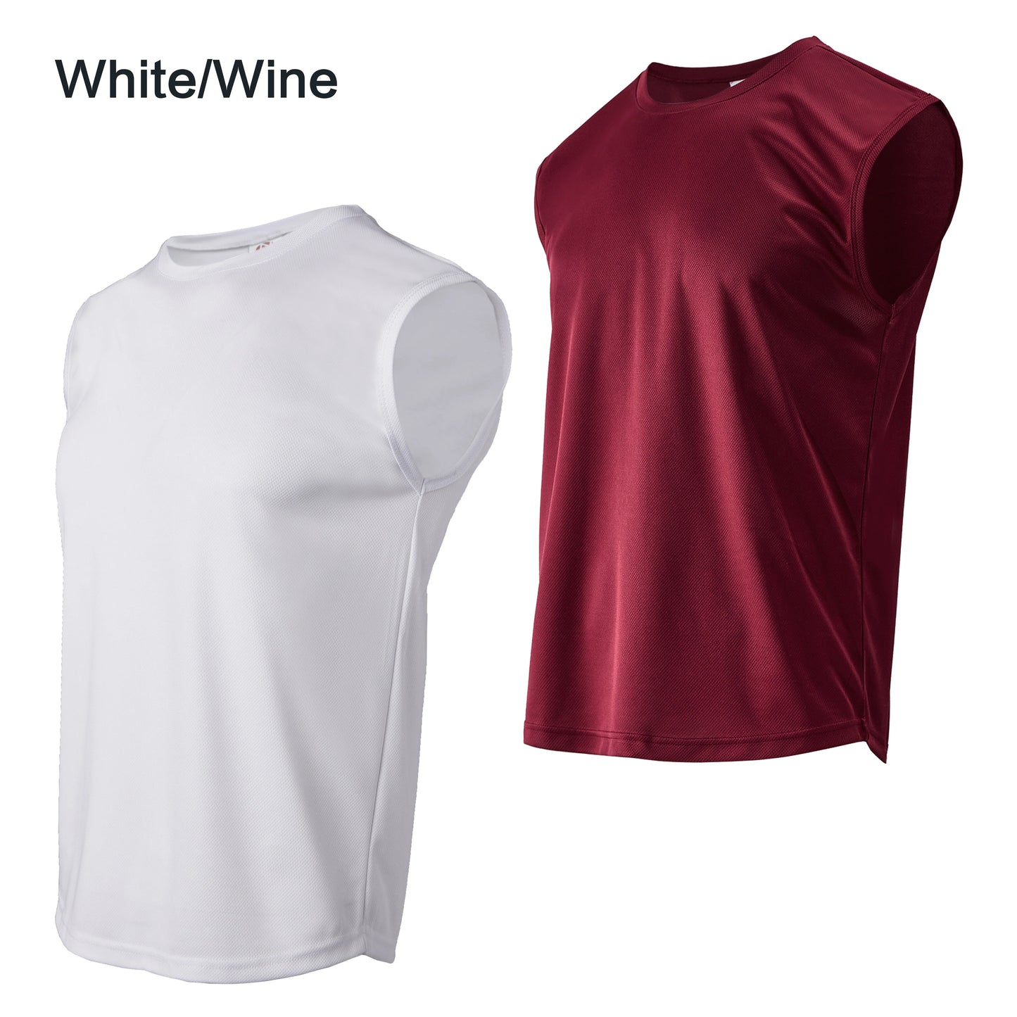 Summer men's outdoor fitness vest solid color top T-shirt casual sports basketball shirt