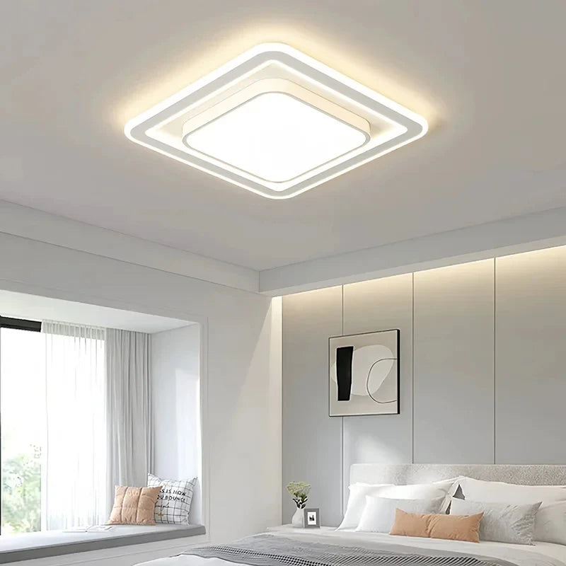 Modern LED Ceiling Lamp Creative Living Room Ceiling Lights with Remote Control Bedroom Study Dining Home Decor Lighting Fixture