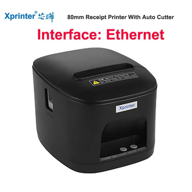 Xprinter 80mm Portable Receipt Printer Hand Printer T80A USB/USB+Lan Port Printer With Auto Cutter POS Printer Kitchen Printer