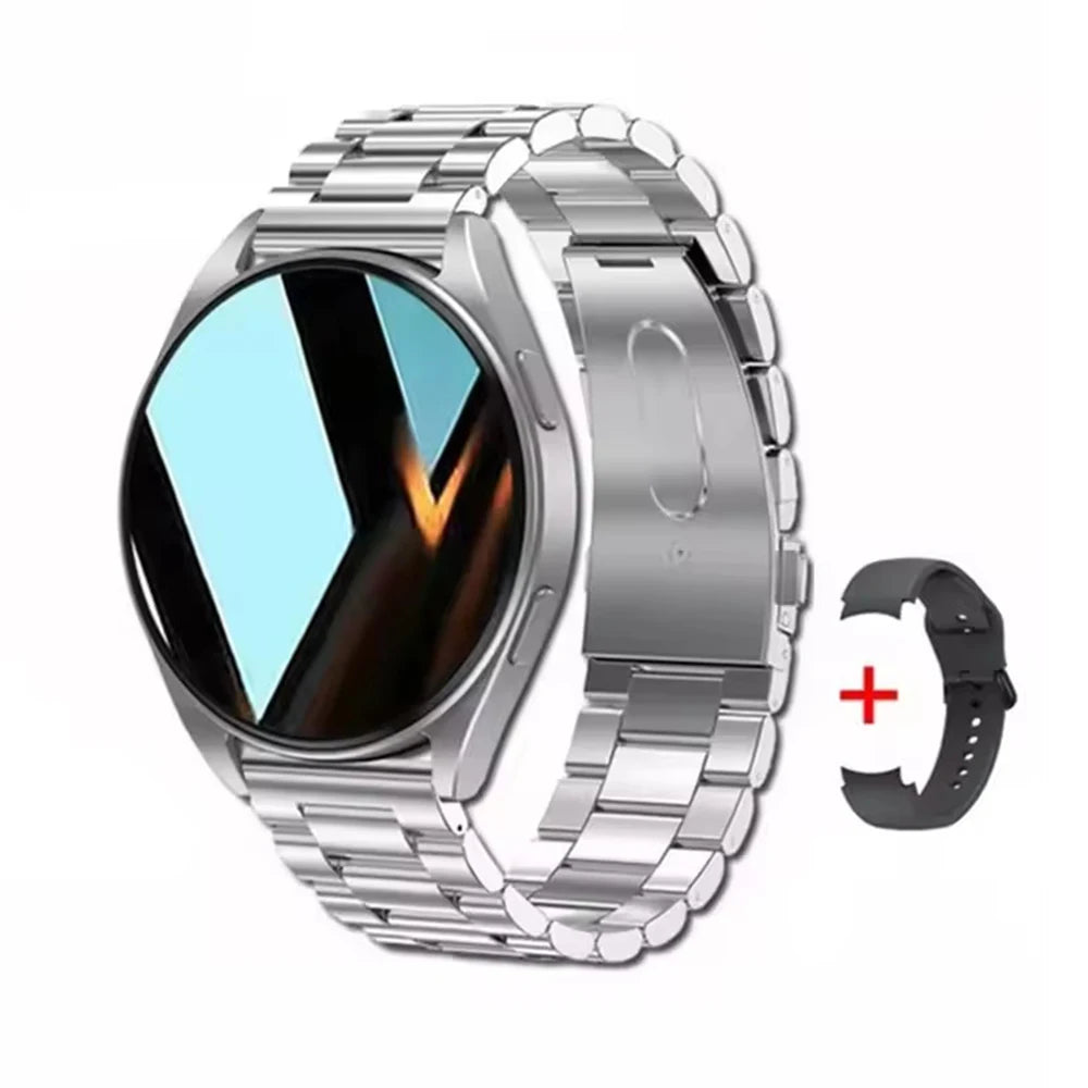 2025 New Smart Watch Women 1.28" Color Screen Bluetooth Call Heart Rate Health Monitoring for Samsung Watches 6 Pro Update