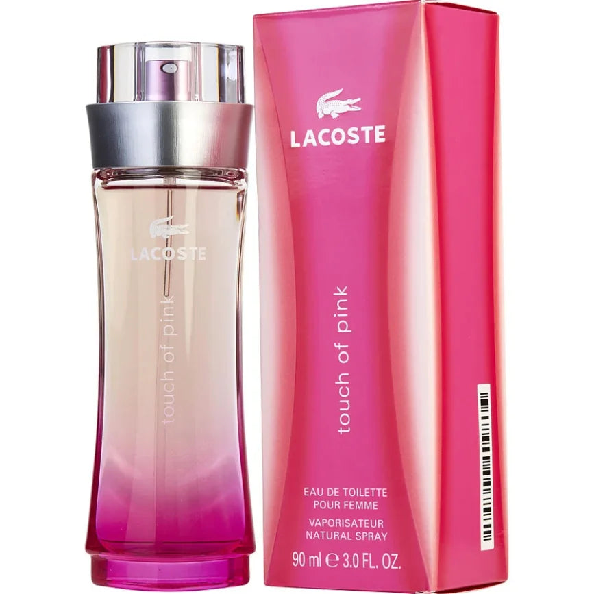 Lacoste Touch Of Pink Eau De Toilette Spray 90ml Floral and fruity notes with original, long-lasting fragrance