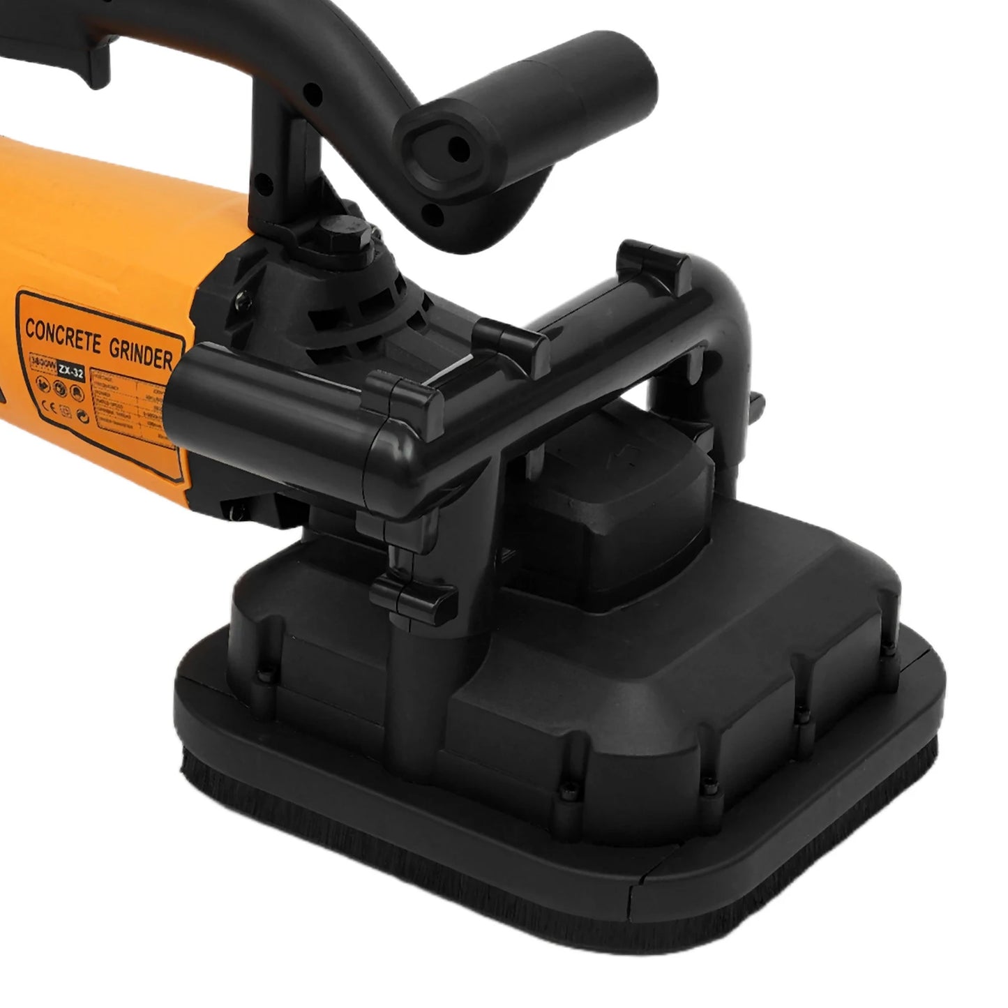 3800W Concrete Grinder Cement 4-Head Concrete Grinder Polishing Machine 6 Gears Speed for Grinding Concrete Cement Marble Granit