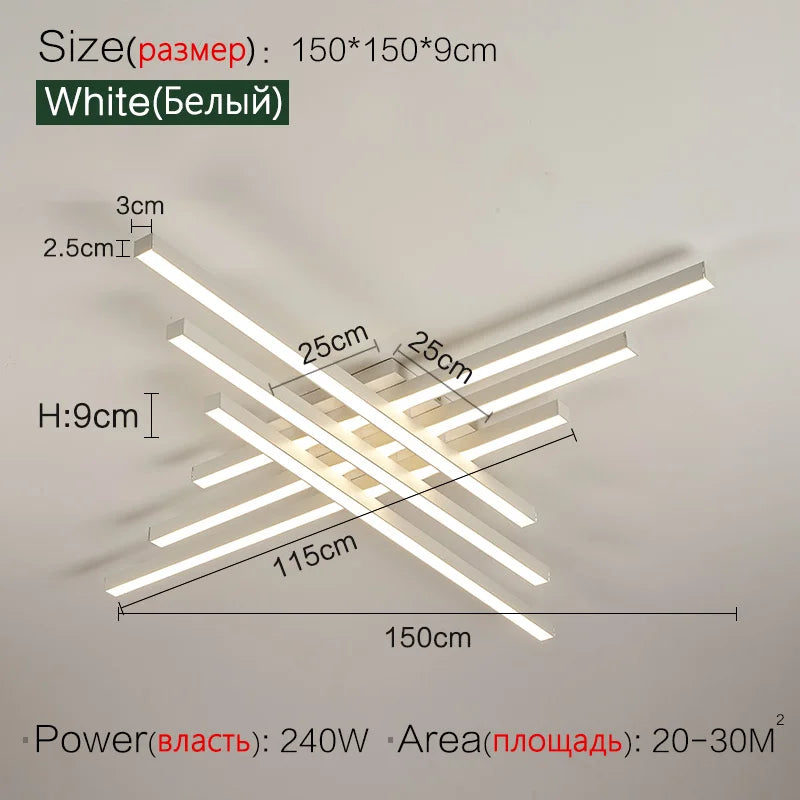 Ceiling light simple modern bedroom atmosphere duplex villa hall Nordic lamps minimalist living room lamp room ceiling lights