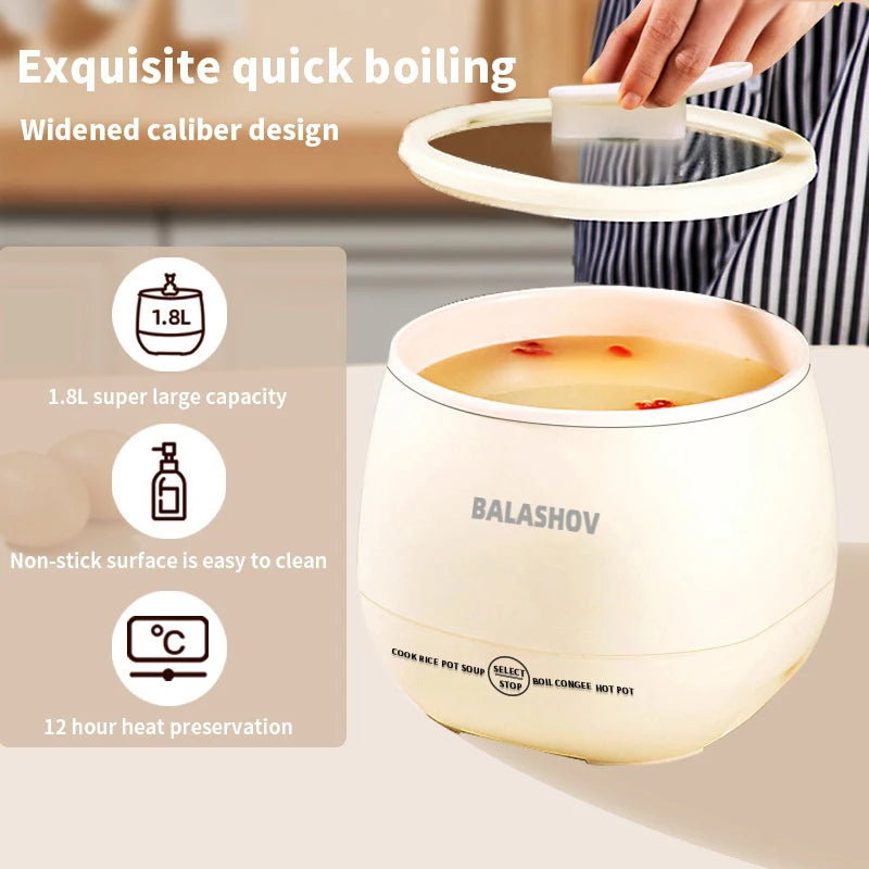 Mini Multi-function Smart Rice Cooker Small Non-Stick Cooker Ricecooker Household Multifunction Electric Cooking EU Plug