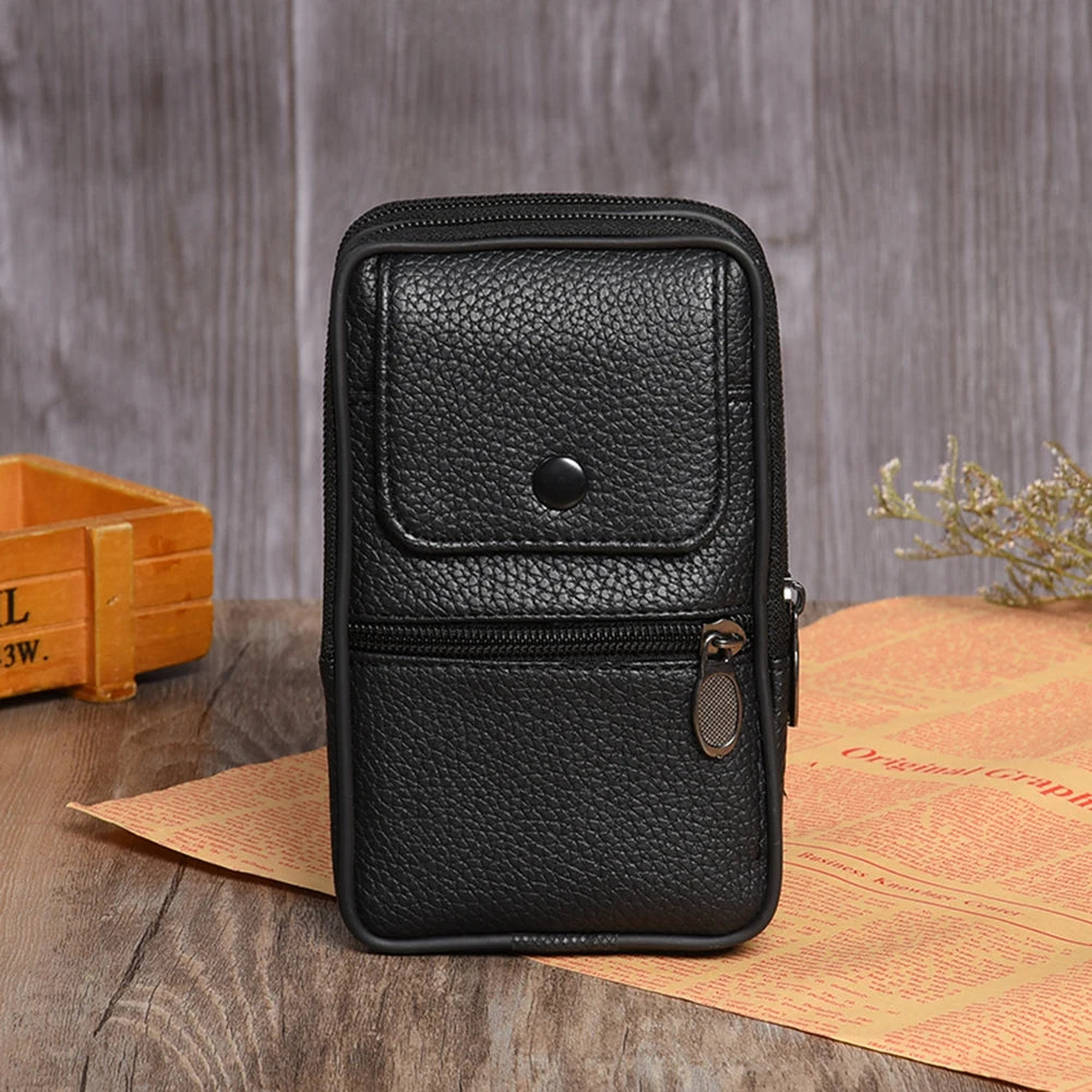Men Belt Bum Pouch Multifunctional Waist Fanny Pack Casual Shoulder Bag Belt Bum Pouch Outdoor Purse Camping Hunting Bag