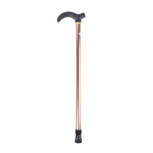 Trekking Pole Anti-skid Crutch Ergonomic Handle Adjustable Walking Stick  Women Men Stable Anti-skid Hiking Cane