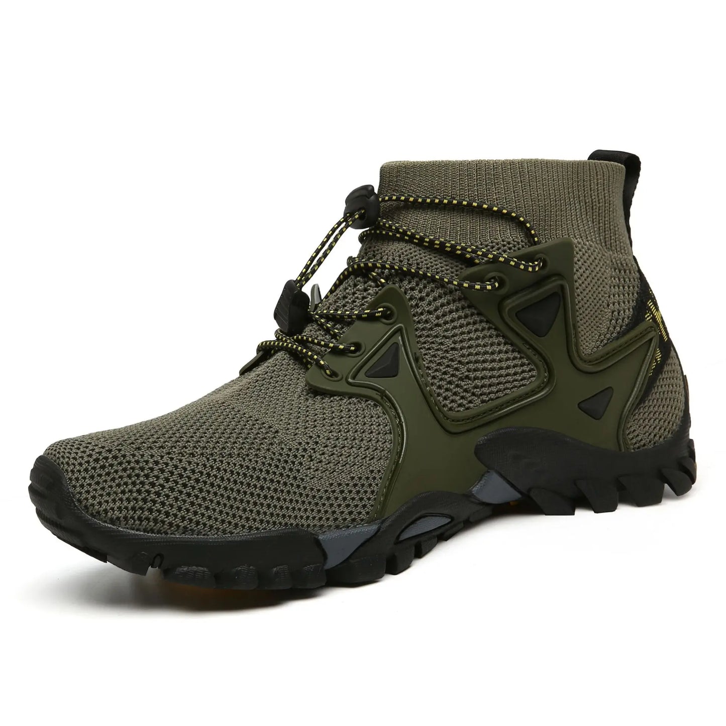 Shoes for Men Walking 2023 Summer New High Top Boots Breathable Mesh Mountaineering Outdoor Comfortable Leisure Travel Sneakers