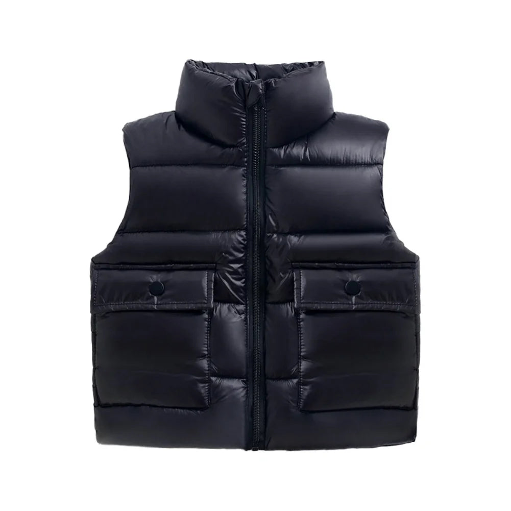 Autumn Children Warm Thicken Vest Baby Acetate Waistcoat Kids Outerwear Coat Children Clothing Winter Boys Girls Jackets Vest