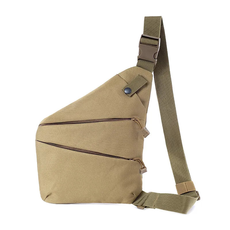 Holster Men's Left Right Nylon Shoulder Bag Anti-theft Bag Chest Bag Hunting Multifunctional Concealed Tactical Storage Gun Bag