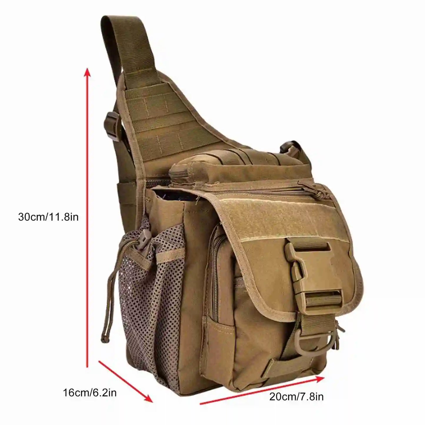 Men Military Chest Shoulder Bag Pack for Travel Hiking Outdoor Equipment Chest Bag Military Chest Bag Chest Pack