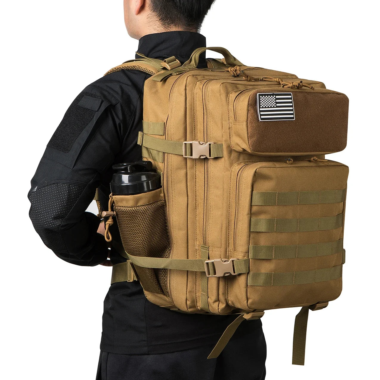 45L Tactical Backpack for Men Outdoor camping equipment back pack Hiking Survival Rucksack travel backpacks School Bag